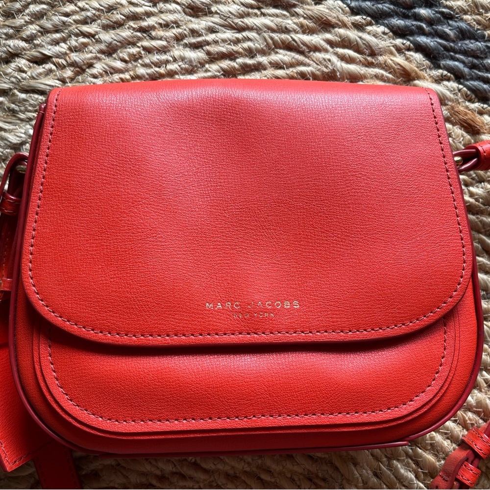 Marc Jacobs Vibrant Orange/Red Crossbody Bag